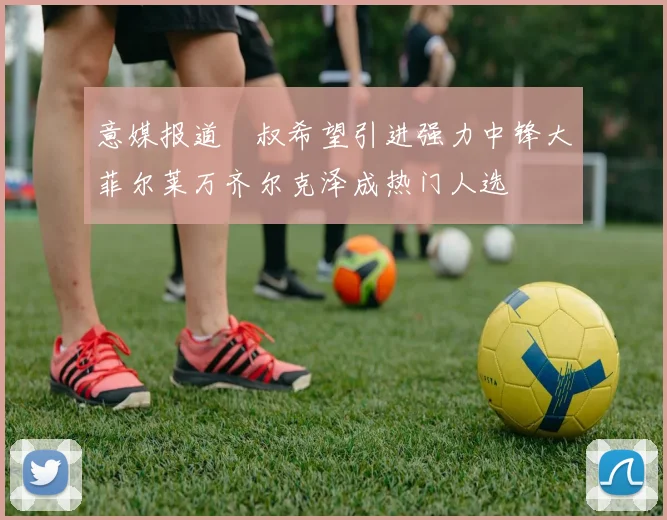 意媒报道囧叔希望引进强力中锋大菲尔莱万齐尔克泽成热门人选
